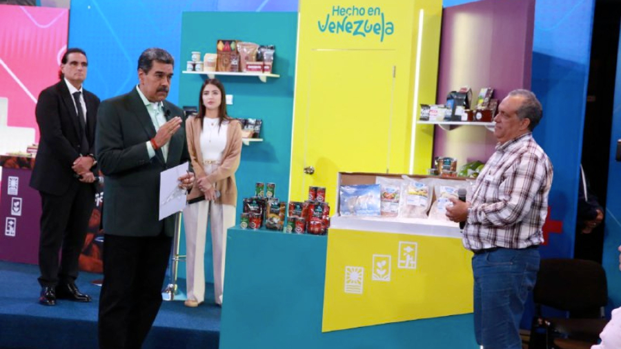 Maduro llama a diversificar fuentes de riqueza y fortalecer mercado interno