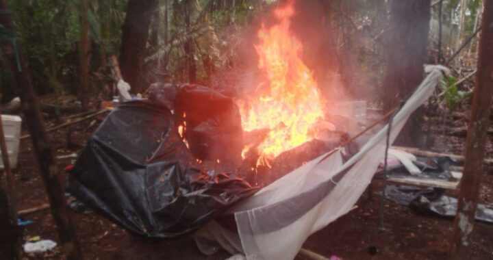 ¡“SE HACEN LOS HÉROES PERO LLEGAN TARDE!” FANB REPORTA CUATRO DETENIDOS Y CAMPAMENTOS DESTRUIDOS EN OPERATIVO CONTRA LA MINERÍA ILEGAL EN BOLÍVAR
